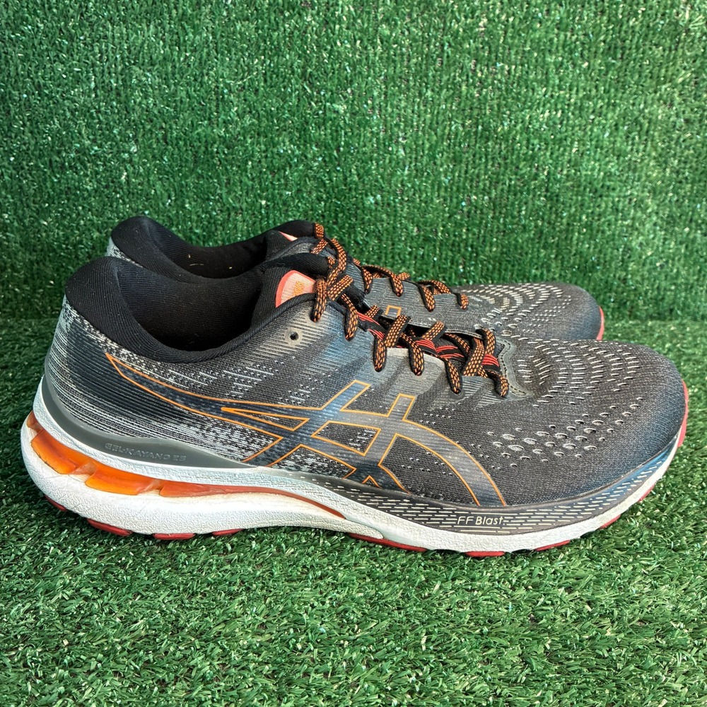 ASICS Gel Kayano 28 Breathable Comfort Athletic Running Shoes Black Mens Size 11